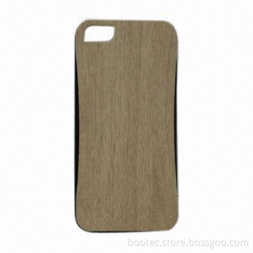 New Wooden PU Leather-coated and TPU Case for iPhone 5/5S, Various Colors, Patterns Available